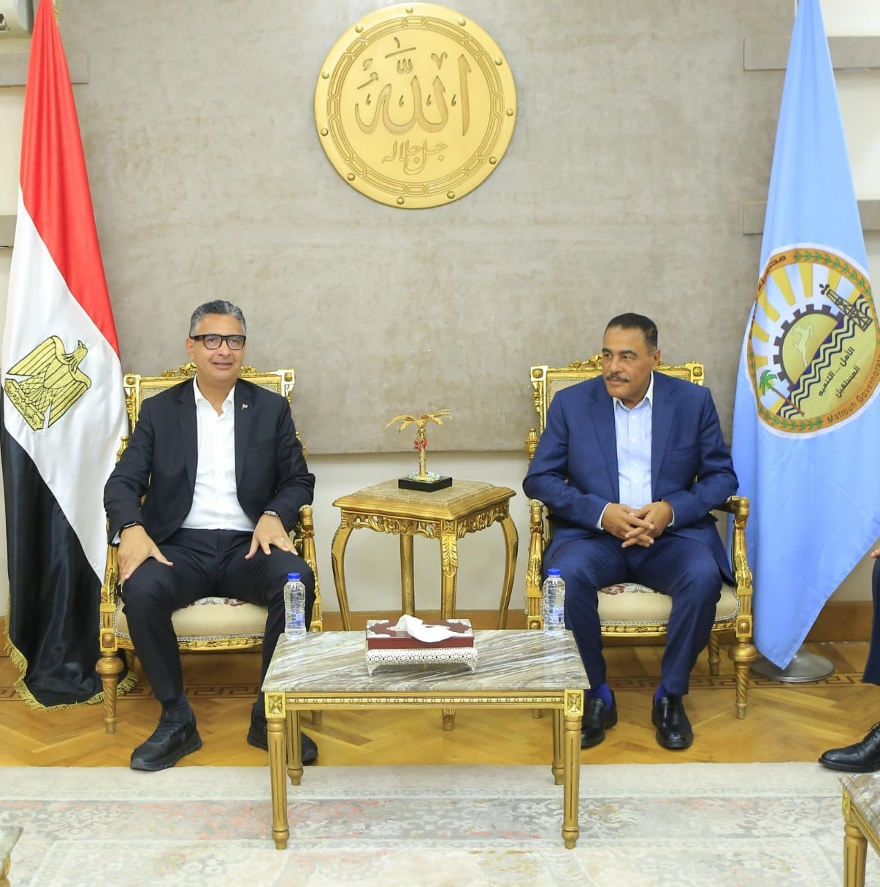 وزير التموين ومحافظ مطروح